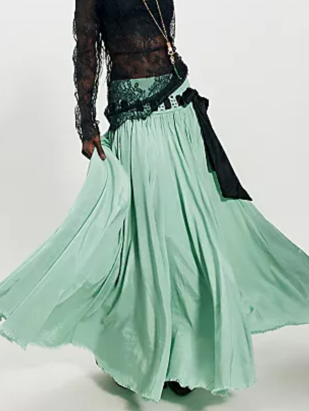 Free People HARLOW MAXI SKIRT NWT